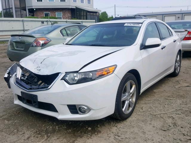 JH4CU2F6XDC005363 - 2013 ACURA TSX TECH WHITE photo 2