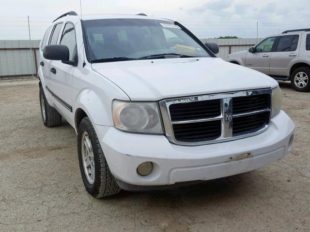 1D8HD48NX8F151534 - 2008 DODGE DURANGO SL WHITE photo 1