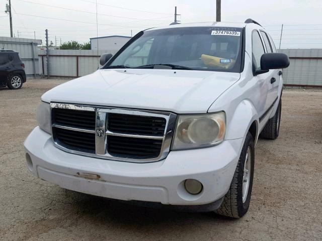 1D8HD48NX8F151534 - 2008 DODGE DURANGO SL WHITE photo 2