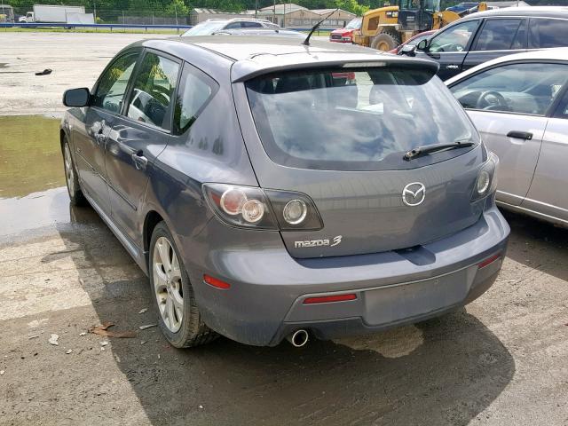 JM1BK143X71693435 - 2007 MAZDA 3 HATCHBAC GRAY photo 3