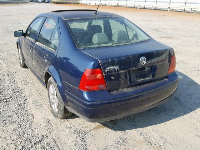 3VWSK69M33M051762 - 2003 VOLKSWAGEN JETTA GLS BLUE photo 3