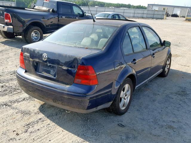 3VWSK69M33M051762 - 2003 VOLKSWAGEN JETTA GLS BLUE photo 4