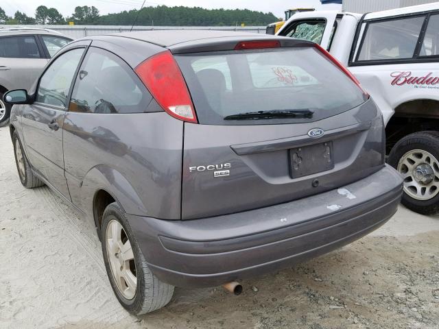 1FAFP31N57W155173 - 2007 FORD FOCUS ZX3 BROWN photo 3