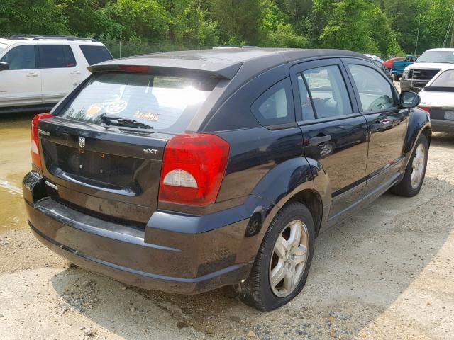 1B3HB48BX7D223757 - 2007 DODGE CALIBER SX BLACK photo 4