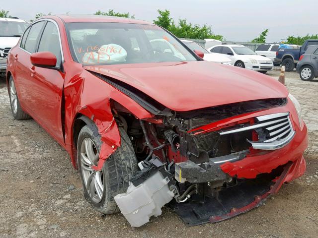 JN1CV6AR8CM681961 - 2012 INFINITI G37 RED photo 1