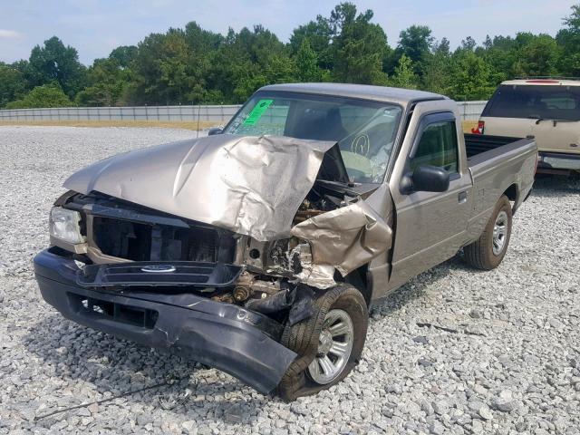 1FTYR10D25PA36658 - 2005 FORD RANGER TAN photo 2
