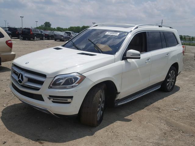 4JGDF7CE7DA223292 - 2013 MERCEDES-BENZ GL 450 4MA WHITE photo 2