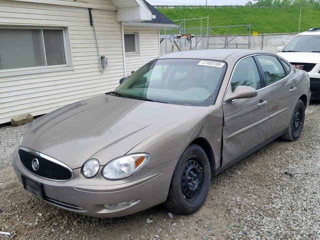 2G4WC582871135547 - 2007 BUICK LACROSSE C BEIGE photo 2