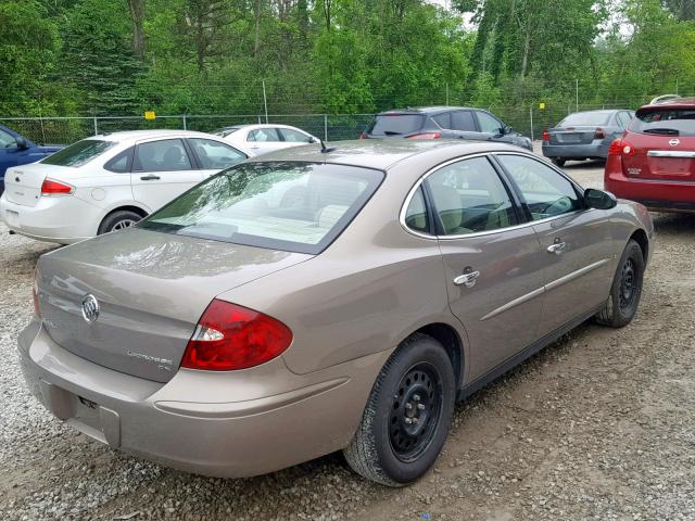 2G4WC582871135547 - 2007 BUICK LACROSSE C BEIGE photo 4