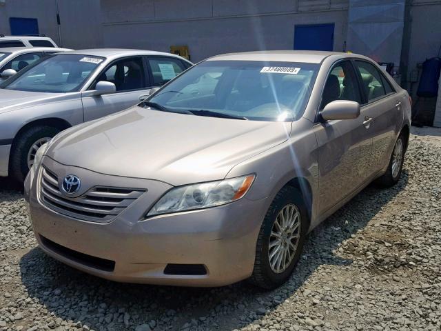 4T1BE46K17U705673 - 2007 TOYOTA CAMRY NEW GOLD photo 2