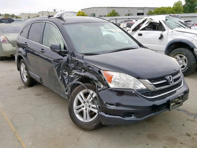 5J6RE3H70AL039404 - 2010 HONDA CR-V EXL BLACK photo 1