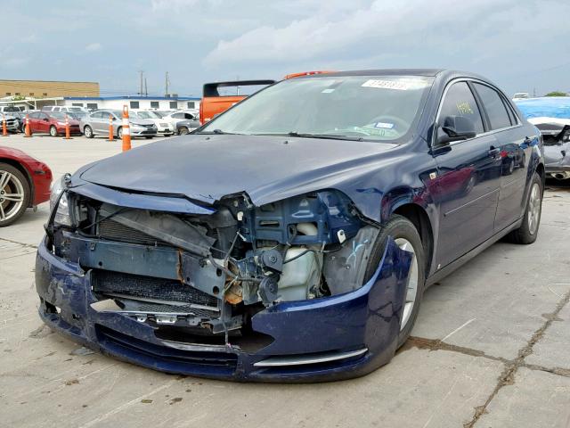 1G1ZG57B684308794 - 2008 CHEVROLET MALIBU LS BLUE photo 2