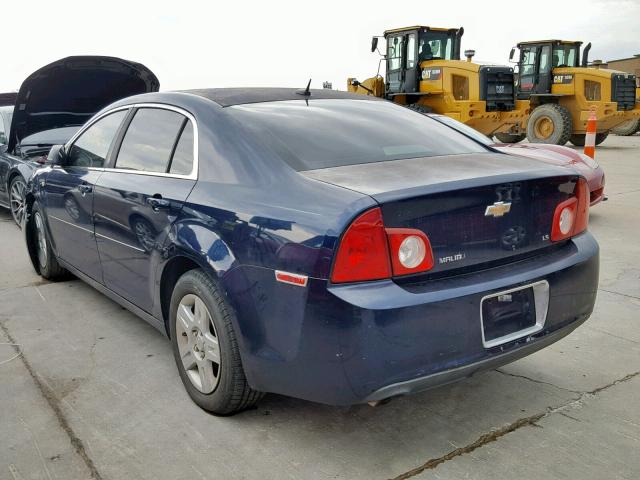 1G1ZG57B684308794 - 2008 CHEVROLET MALIBU LS BLUE photo 3