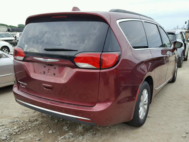 2C4RC1BG9HR565461 - 2017 CHRYSLER PACIFICA T MAROON photo 4