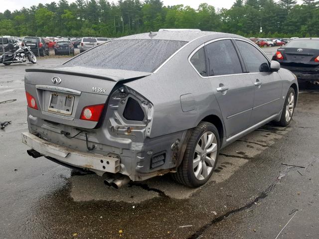 JNKAY01F96M254175 - 2006 INFINITI M35 BASE GRAY photo 4