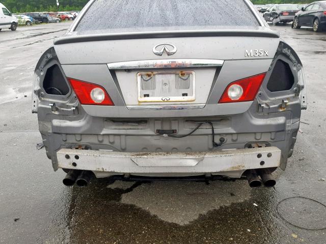 JNKAY01F96M254175 - 2006 INFINITI M35 BASE GRAY photo 9