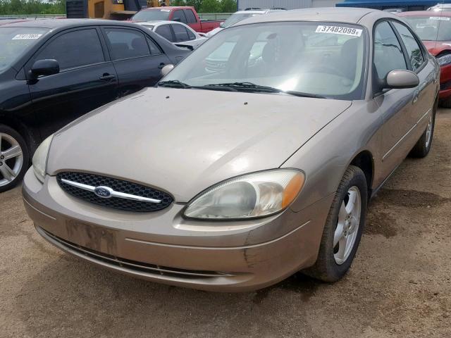 1FAFP55U33A264266 - 2003 FORD TAURUS SES TAN photo 2