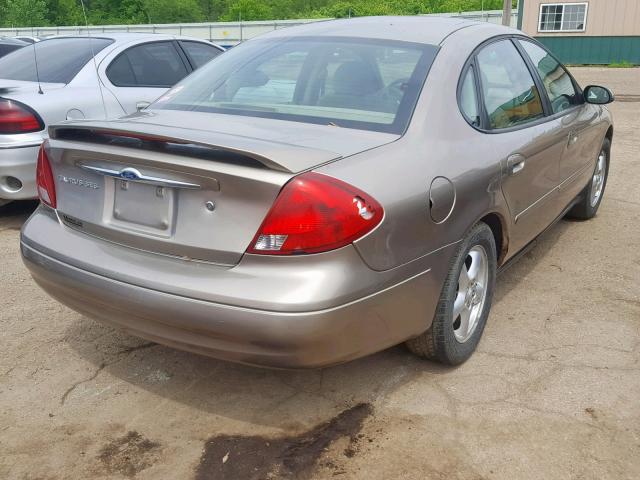 1FAFP55U33A264266 - 2003 FORD TAURUS SES TAN photo 4