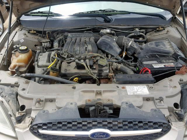 1FAFP55U33A264266 - 2003 FORD TAURUS SES TAN photo 7