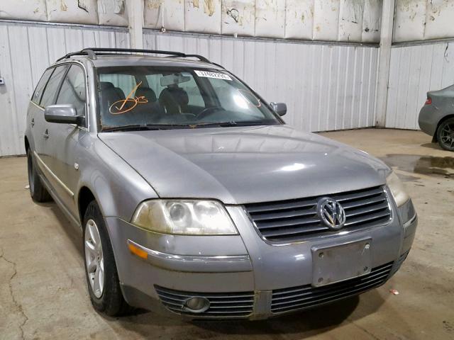 WVWVD63B44E039080 - 2004 VOLKSWAGEN PASSAT GLS GRAY photo 1