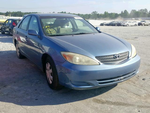 4T1BE32K22U621936 - 2002 TOYOTA CAMRY LE BLUE photo 1