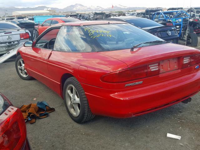 1ZVCT22B5P5149044 - 1993 FORD PROBE GT RED photo 3