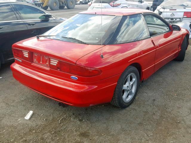 1ZVCT22B5P5149044 - 1993 FORD PROBE GT RED photo 4