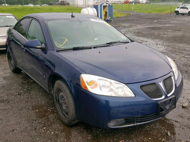 1G2ZF57B884272248 - 2008 PONTIAC G6 VALUE L BLUE photo 1