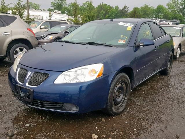 1G2ZF57B884272248 - 2008 PONTIAC G6 VALUE L BLUE photo 2