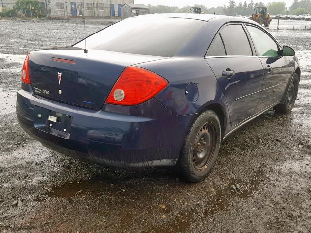 1G2ZF57B884272248 - 2008 PONTIAC G6 VALUE L BLUE photo 4