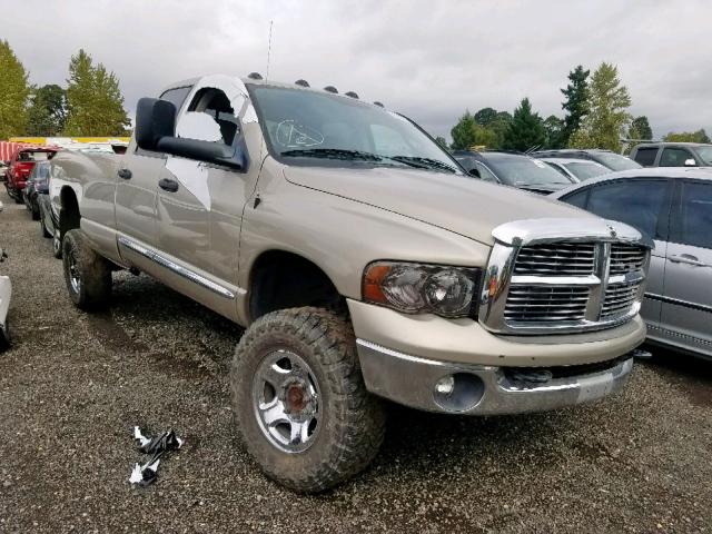 3D7KS28C85G728834 - 2005 DODGE RAM 2500 S ოქროსფერი ფოტო 1