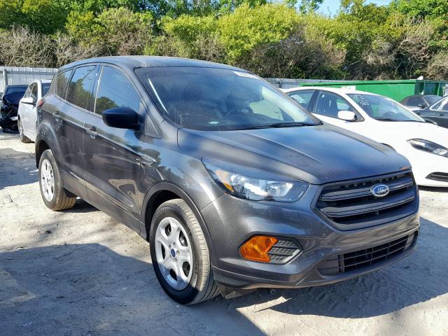 1FMCU0F72JUB97152 - 2018 FORD ESCAPE S GRAY photo 1