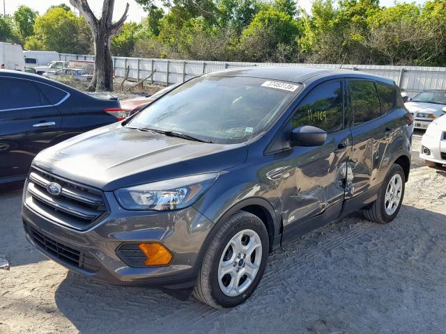 1FMCU0F72JUB97152 - 2018 FORD ESCAPE S GRAY photo 2