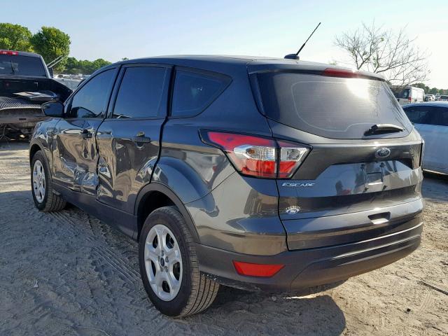 1FMCU0F72JUB97152 - 2018 FORD ESCAPE S GRAY photo 3