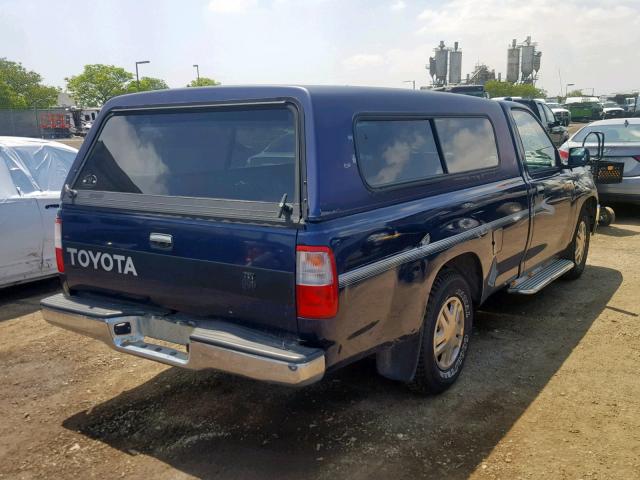 JT4VD10A9P0009993 - 1993 TOYOTA T100 BLUE photo 4