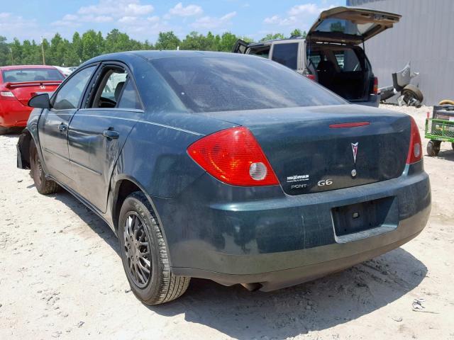 1G2ZF58B874192767 - 2007 PONTIAC G6 VALUE L GREEN photo 3