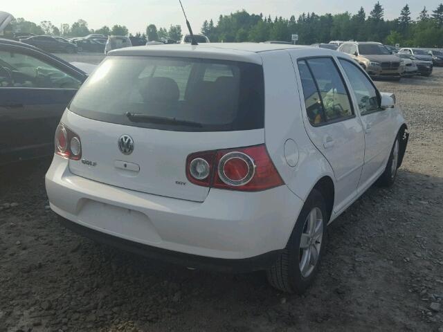 9BWEL41J884016131 - 2008 VOLKSWAGEN CITY GOLF WHITE photo 4