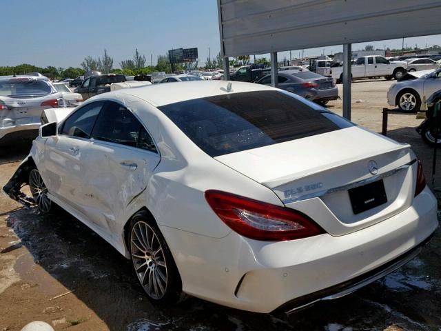 WDDLJ7DB6JA204883 - 2018 MERCEDES-BENZ CLS 550 WHITE photo 3