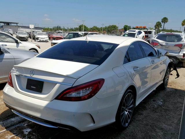 WDDLJ7DB6JA204883 - 2018 MERCEDES-BENZ CLS 550 WHITE photo 4