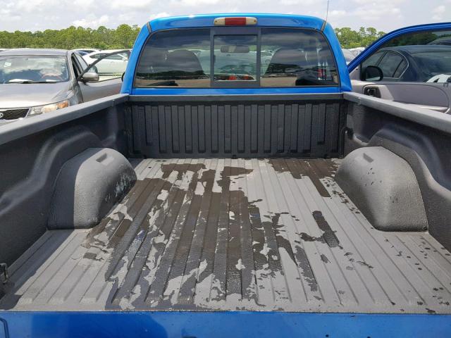 1B7FL26P5YS657345 - 2000 DODGE DAKOTA BLUE photo 6