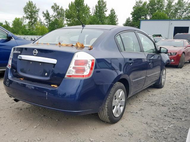 3N1AB6AP6CL736089 - 2012 NISSAN SENTRA 2.0 BLUE photo 4