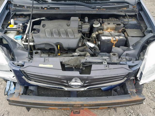 3N1AB6AP6CL736089 - 2012 NISSAN SENTRA 2.0 BLUE photo 7