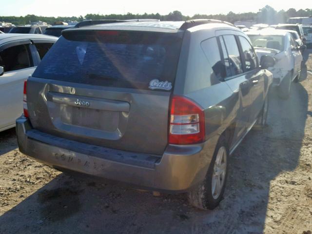 1J8FT47W07D221869 - 2007 JEEP COMPASS GRAY photo 4