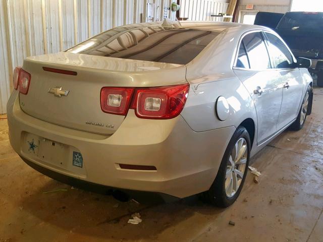 1G11H5SL6EF244461 - 2014 CHEVROLET MALIBU LTZ 银色 照片 4