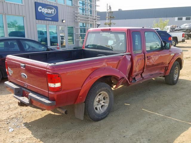 1FTKR4EE1APA61196 - 2010 FORD RANGER SUP RED photo 4