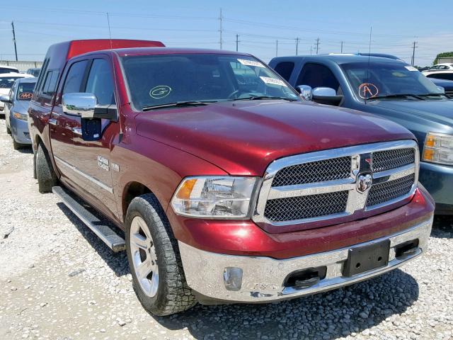 1C6RR6LT7HS714964 - 2017 RAM 1500 SLT RED photo 1