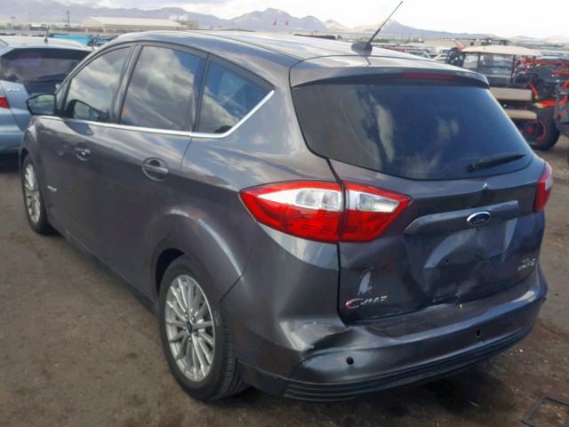 1FADP5BUXDL517570 - 2013 FORD C-MAX SEL GRAY photo 3
