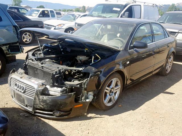 WAUAF68E75A509006 - 2005 AUDI A4 2.0T BLACK photo 2