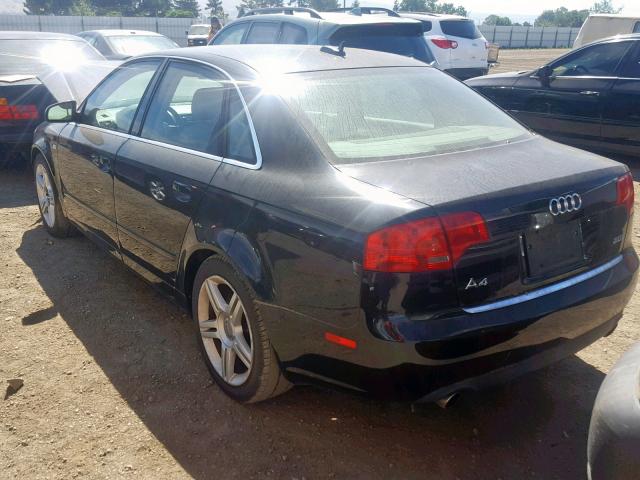 WAUAF68E75A509006 - 2005 AUDI A4 2.0T BLACK photo 3