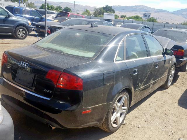 WAUAF68E75A509006 - 2005 AUDI A4 2.0T BLACK photo 4